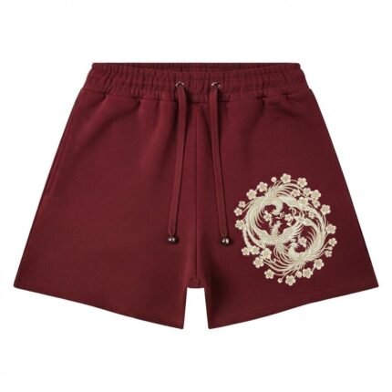 Custom Embroidered Lounge Shorts for Streetwear & Fashion Brands
