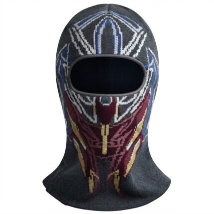 Custom Graphic Knit Balaclava Face Mask